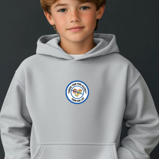 Other Food Allergies Blue Logo Youth Hoodie