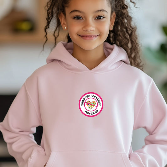 Other Food Allergies Pink Logo Youth Hoodie