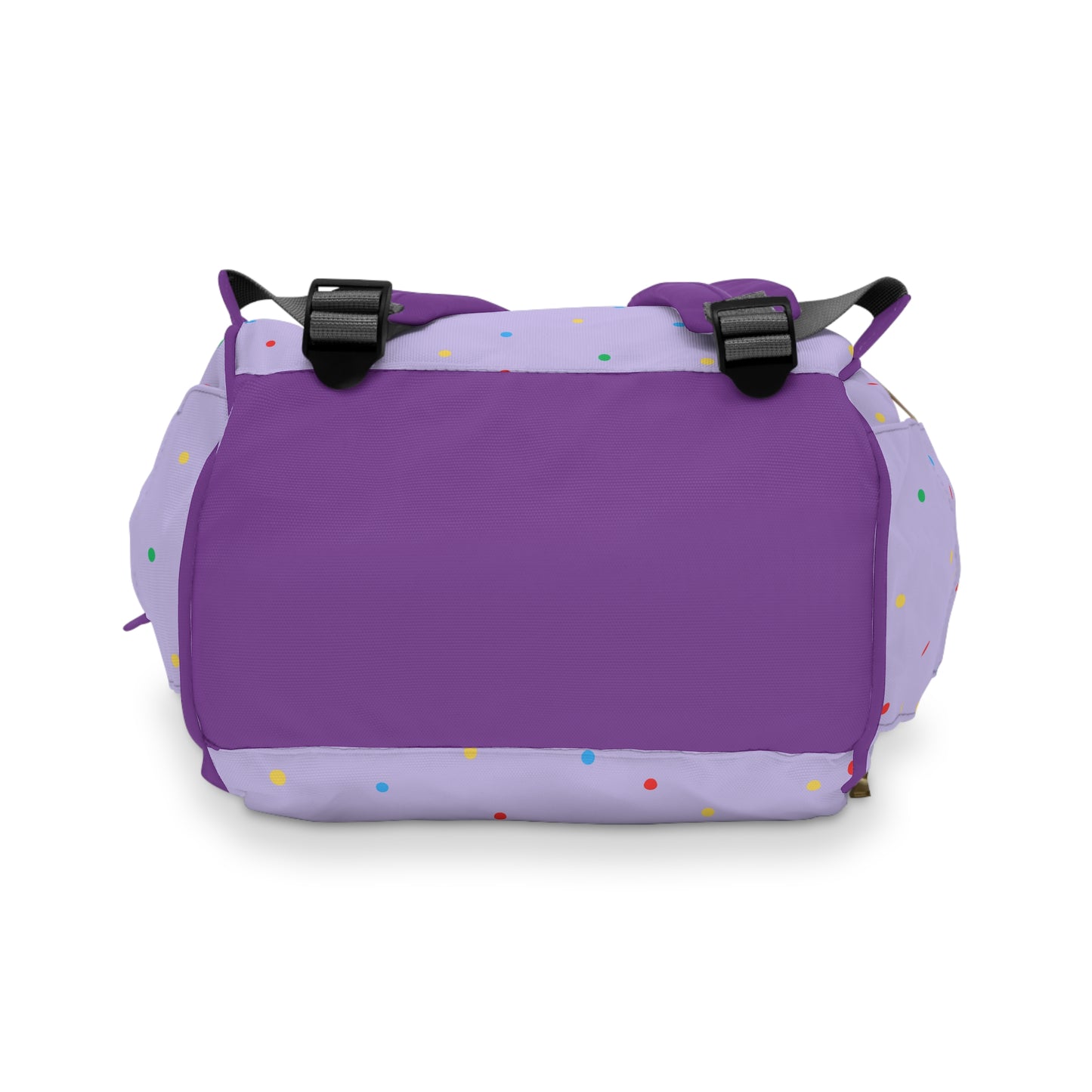 Purple Polka Dot Diaper Backpack