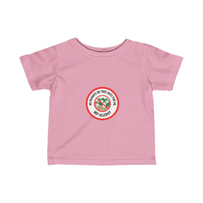 Nut Allergy Red Logo Baby Tee