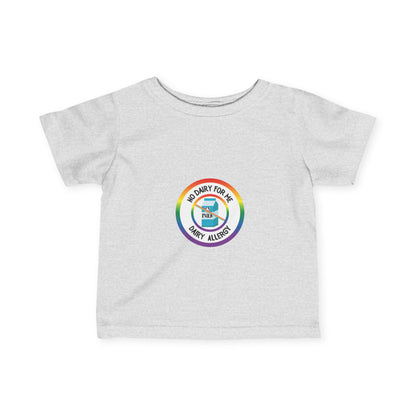 Dairy Allergy Rainbow Logo Baby Tee