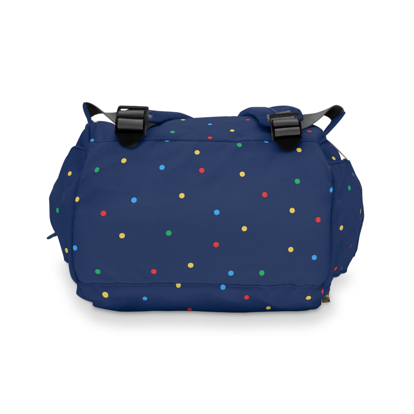 Blue Polka Dot Diaper Backpack