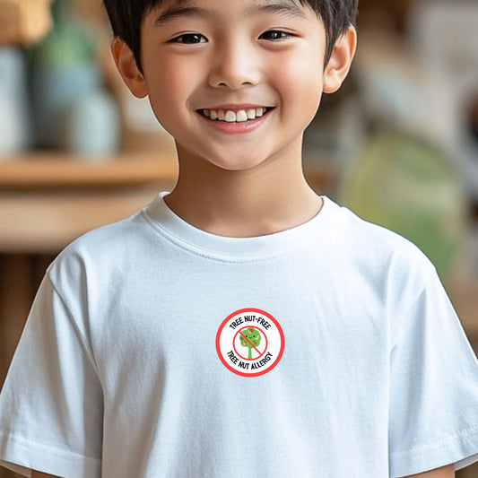 Tree Nut Allergy Red Logo Youth Tee