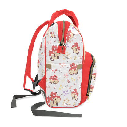 Ladybug Food Allergy Diaper Backpack