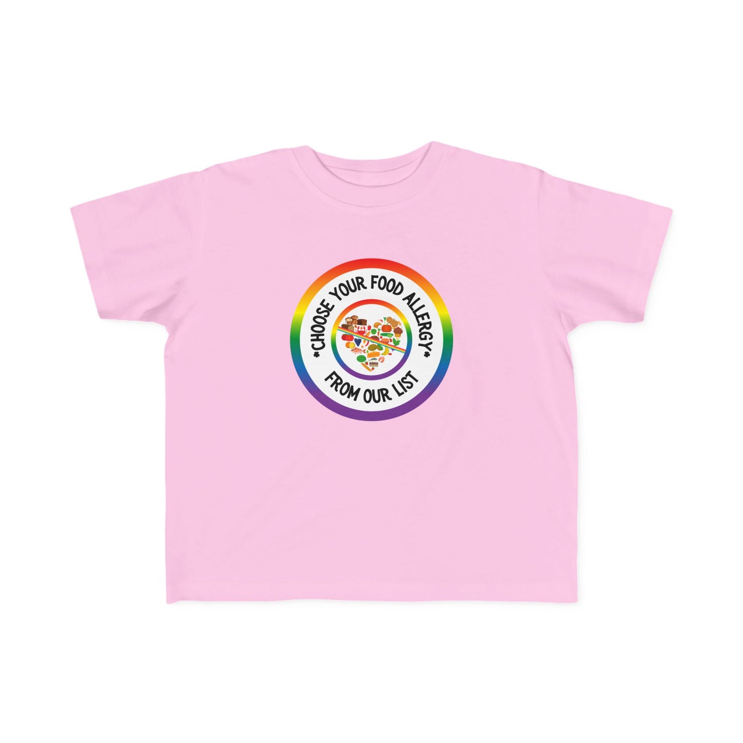 Other Food Allergies Rainbow Logo Toddler Tee