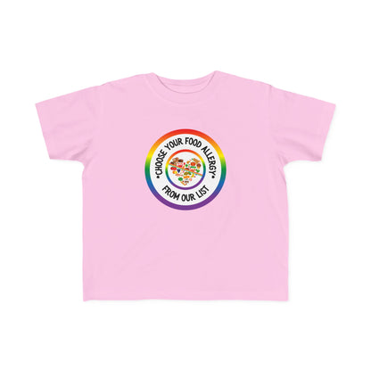 Other Food Allergies Rainbow Logo Toddler Tee