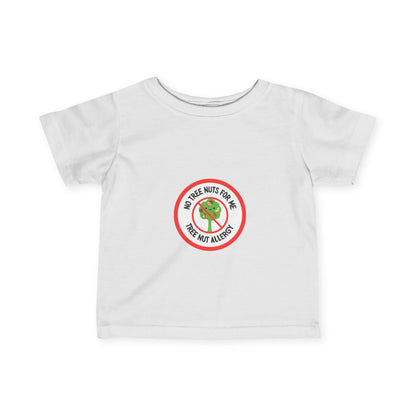 Tree Nut Allergy Red Logo Baby Tee