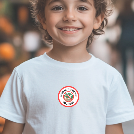 Nut Allergy Red Logo Youth Tee