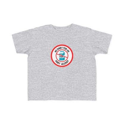 Dairy Allergy Red Logo Toddler Tee