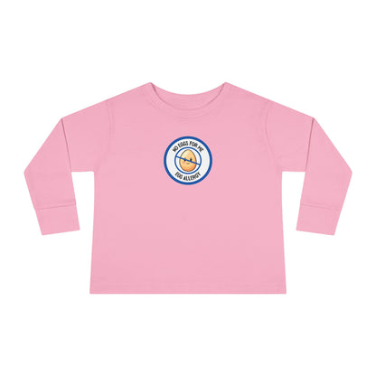 Egg Allergy Blue Logo Toddler Long Sleeve