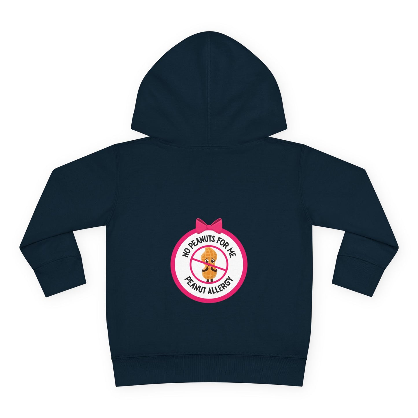 Peanut Allergy Pink Logo Toddler Hoodie