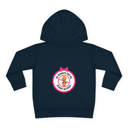 Peanut Allergy Pink Logo Toddler Hoodie