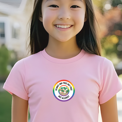 Nut Allergy Rainbow Logo Youth Tee