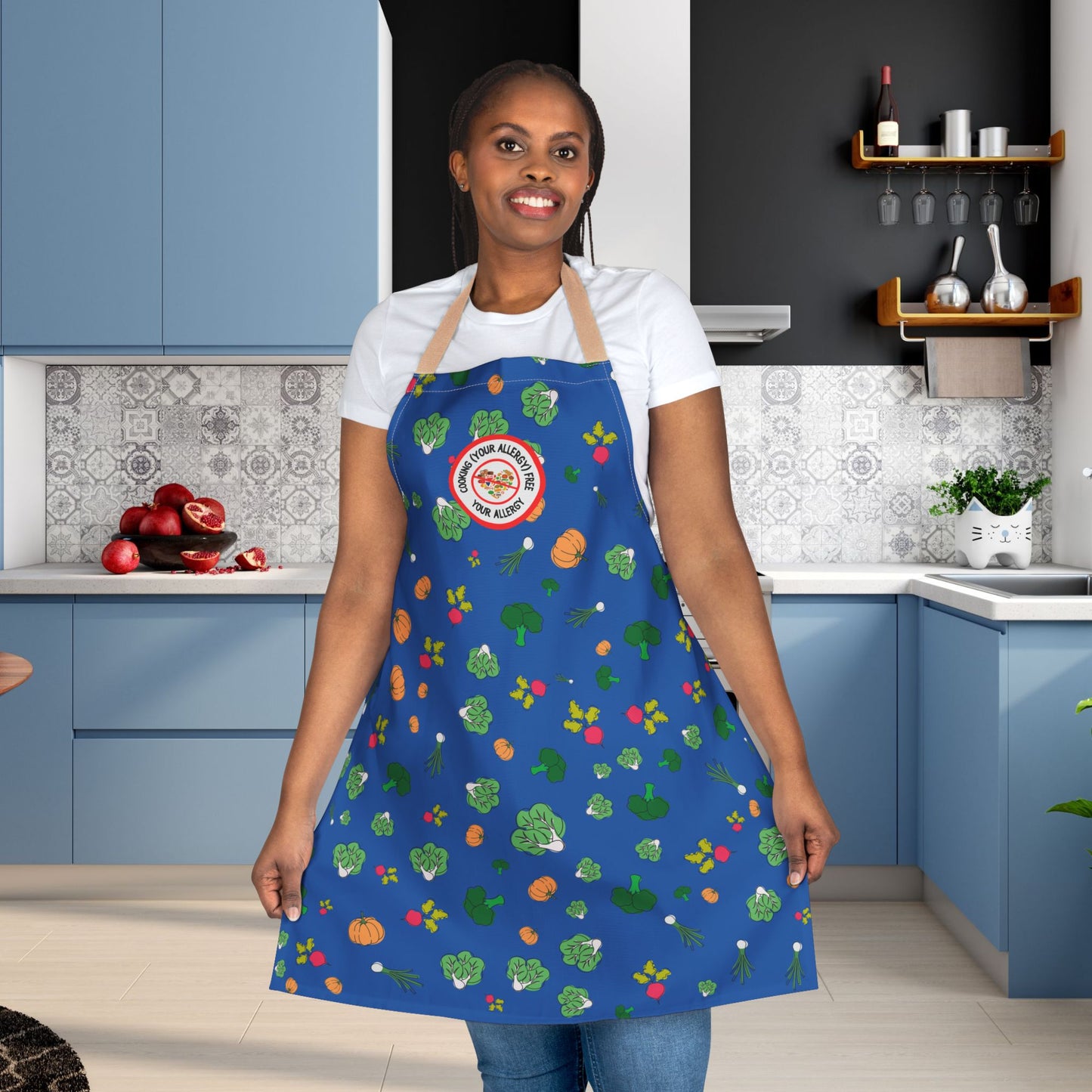 Farmers Market Red Logo Apron