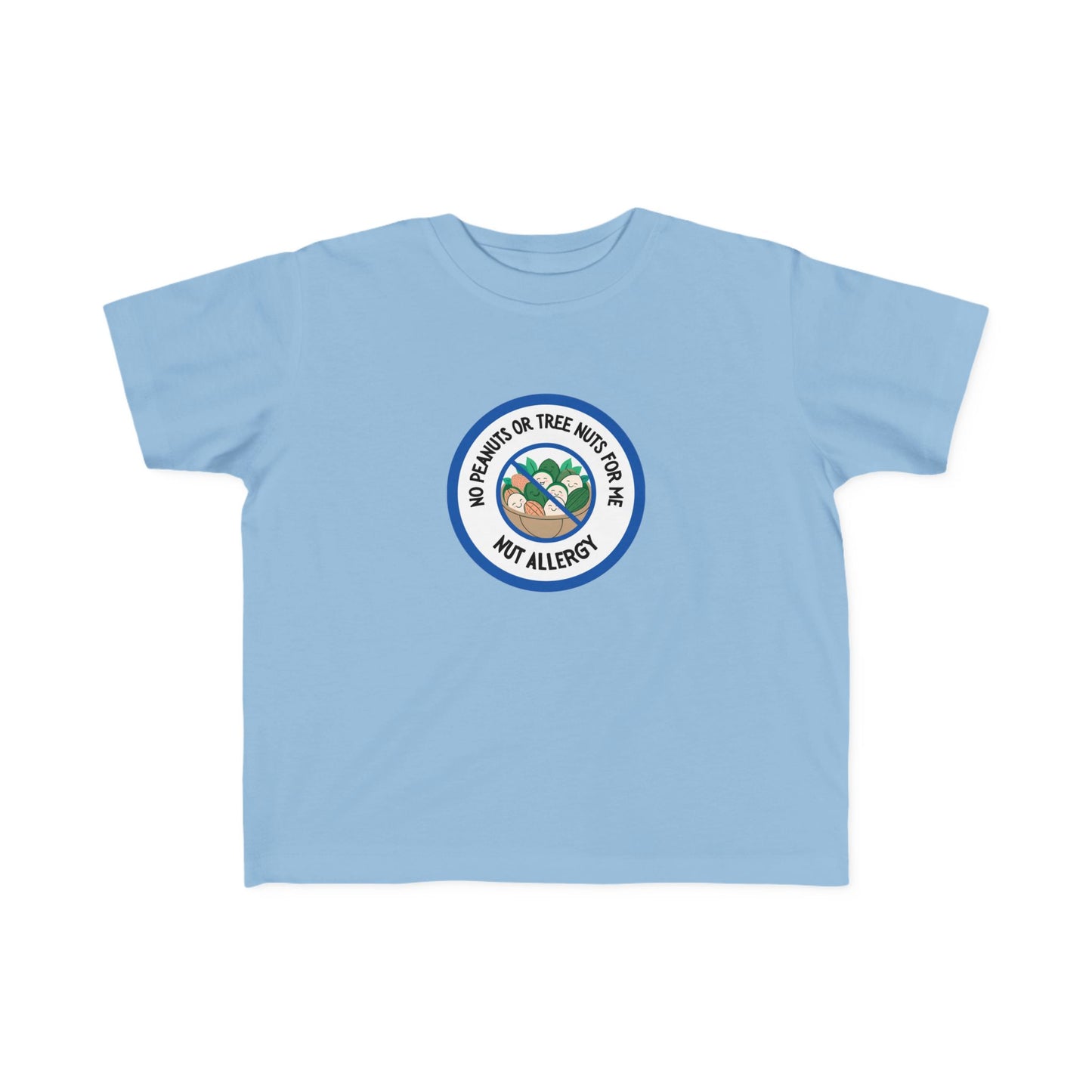 Nut Allergy Blue Logo Toddler Tee