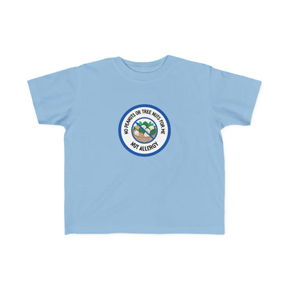 Nut Allergy Blue Logo Toddler Tee
