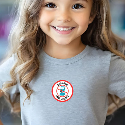 Dairy Allergy Red Logo Youth Tee