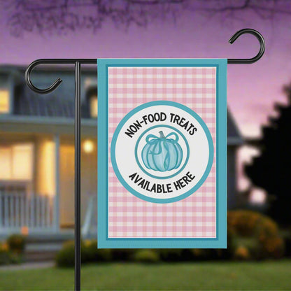 Allergy Awareness Halloween Garden Flag – Safe Trick-or-Treat Yard Sign with Non-Food Treats Message