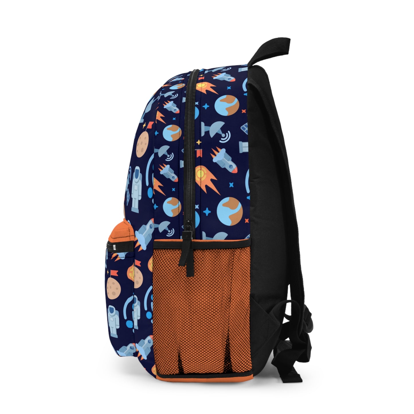 Blue and Orange Space Food Allergy Backpack