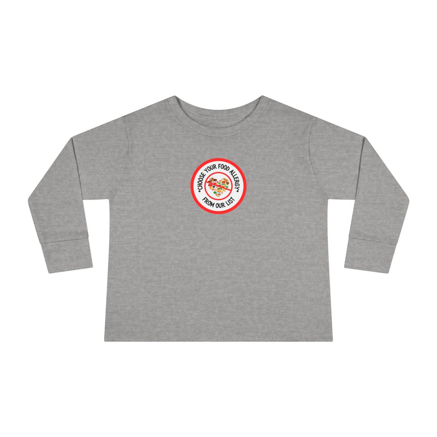 Other Food Allergies Red Logo Toddler Long Sleeve