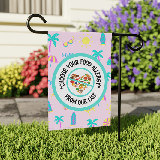 Pink Summer Garden Flag