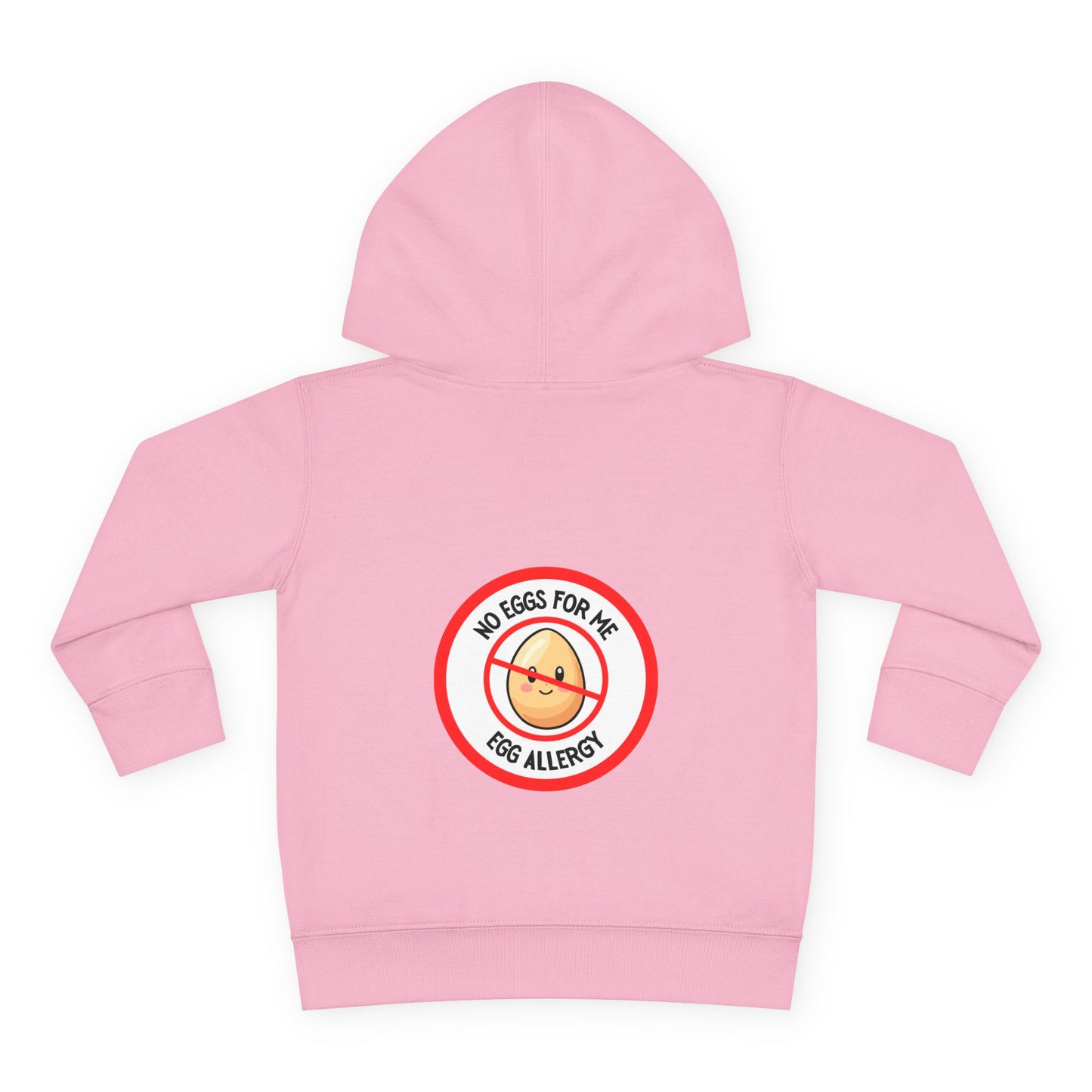 Egg Allergy Red Logo Toddler Hoodie