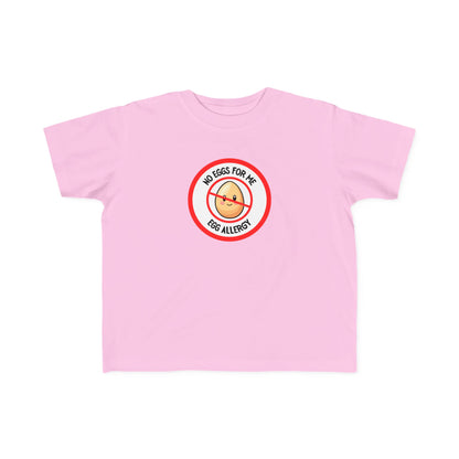 Egg Allergy Red Logo Toddler Tee