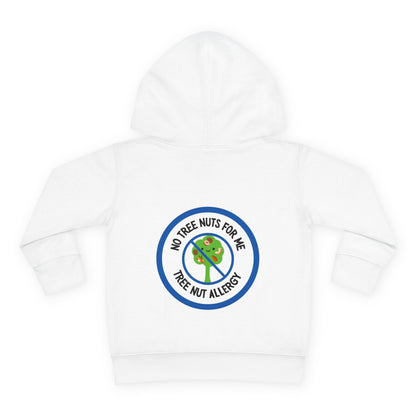Tree Nut Allergy Blue Logo Toddler Hoodie