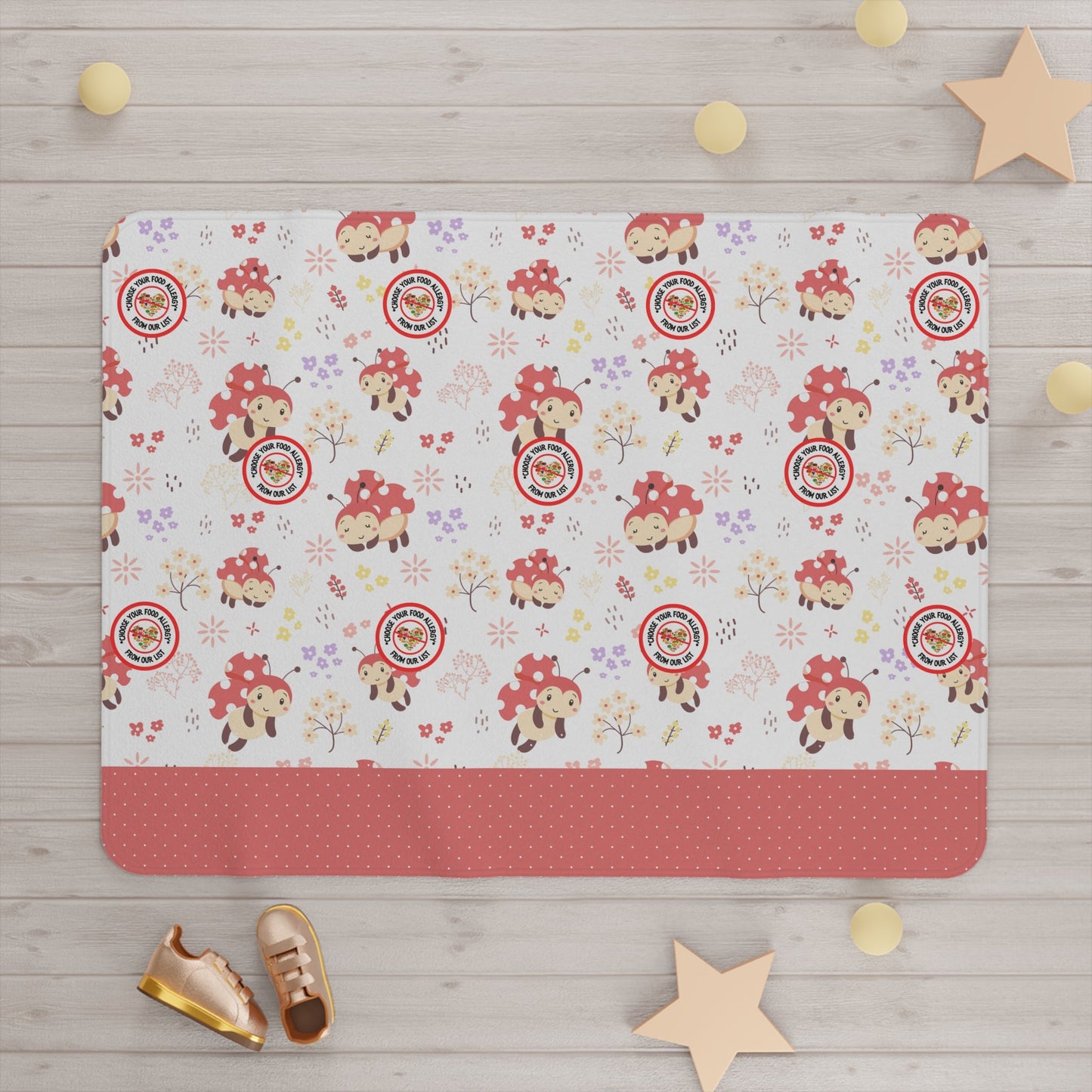 Lady Bug Baby Blanket