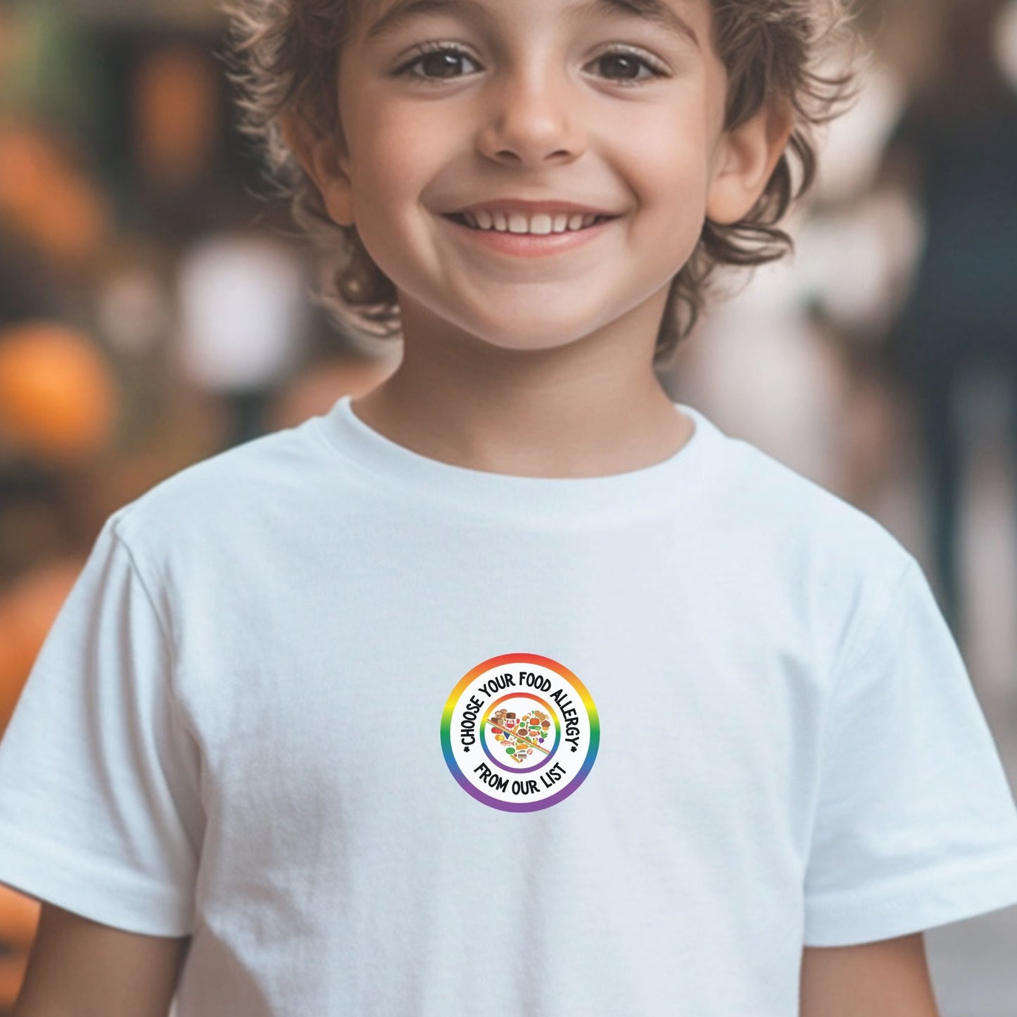 Other Food Allergies Rainbow Logo Youth Tee