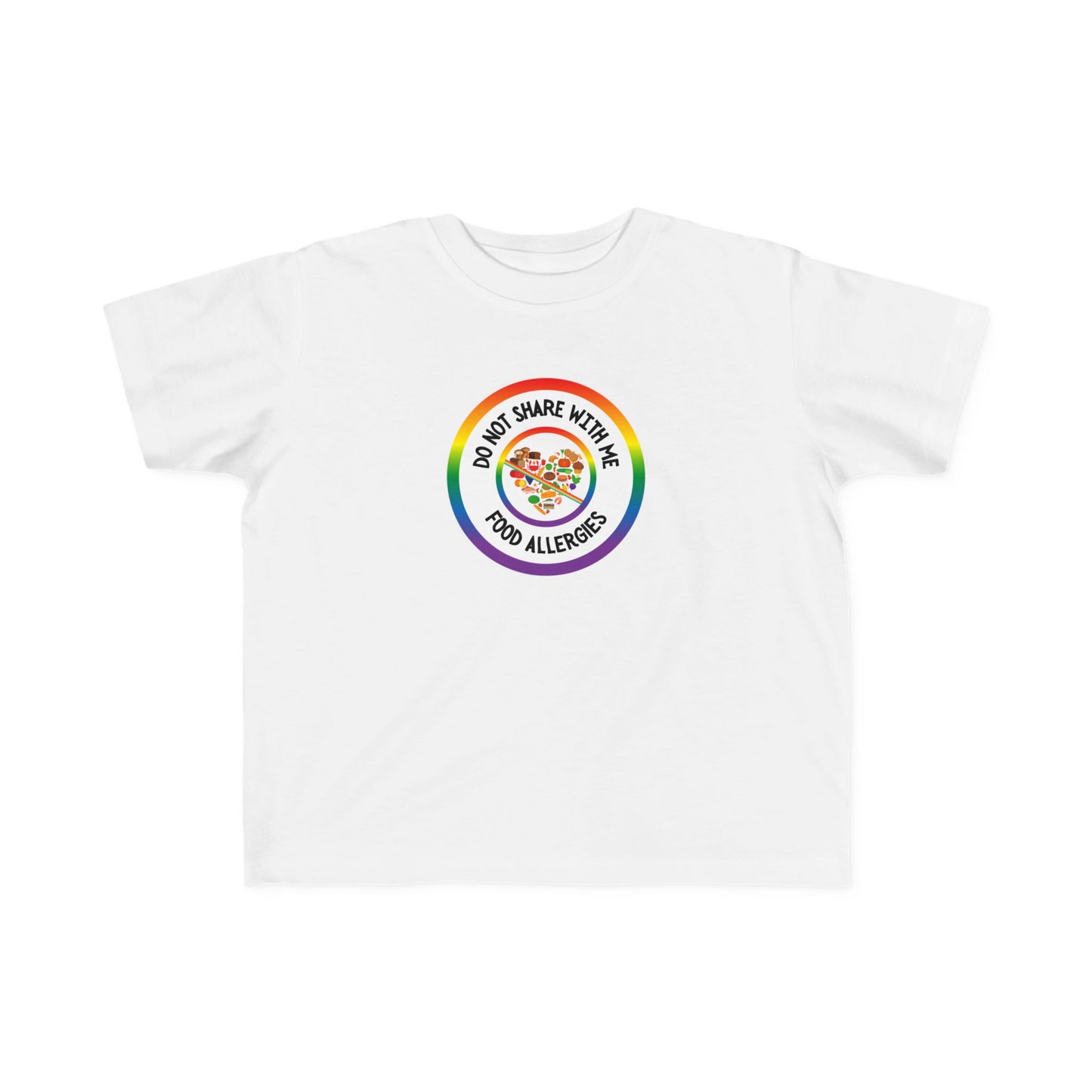 Multiple Allergies Rainbow Logo Toddler Tee