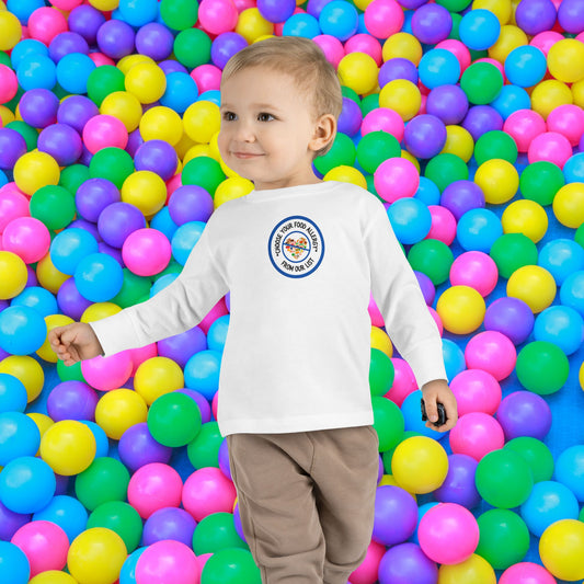 Other Food Allergies Blue Logo Toddler Long Sleeve