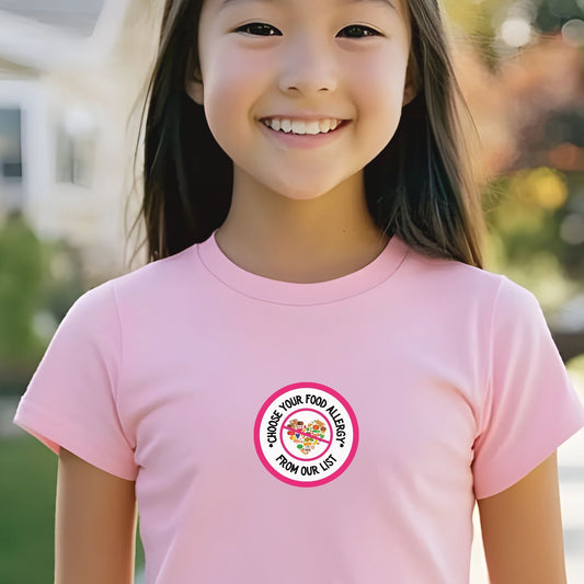 Other Food Allergies Pink Logo Youth Tee