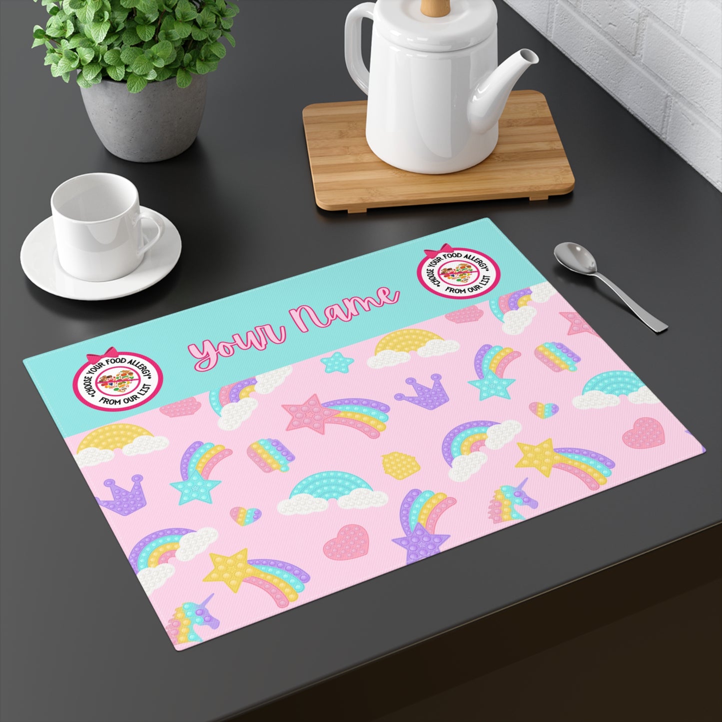 Rainbows and Crowns Placemat