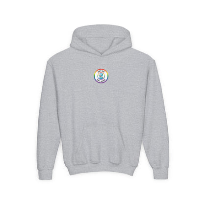 Dairy Allergy Rainbow Logo Youth Hoodie