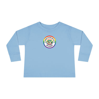 Nut Allergy Rainbow Logo Toddler Long Sleeve