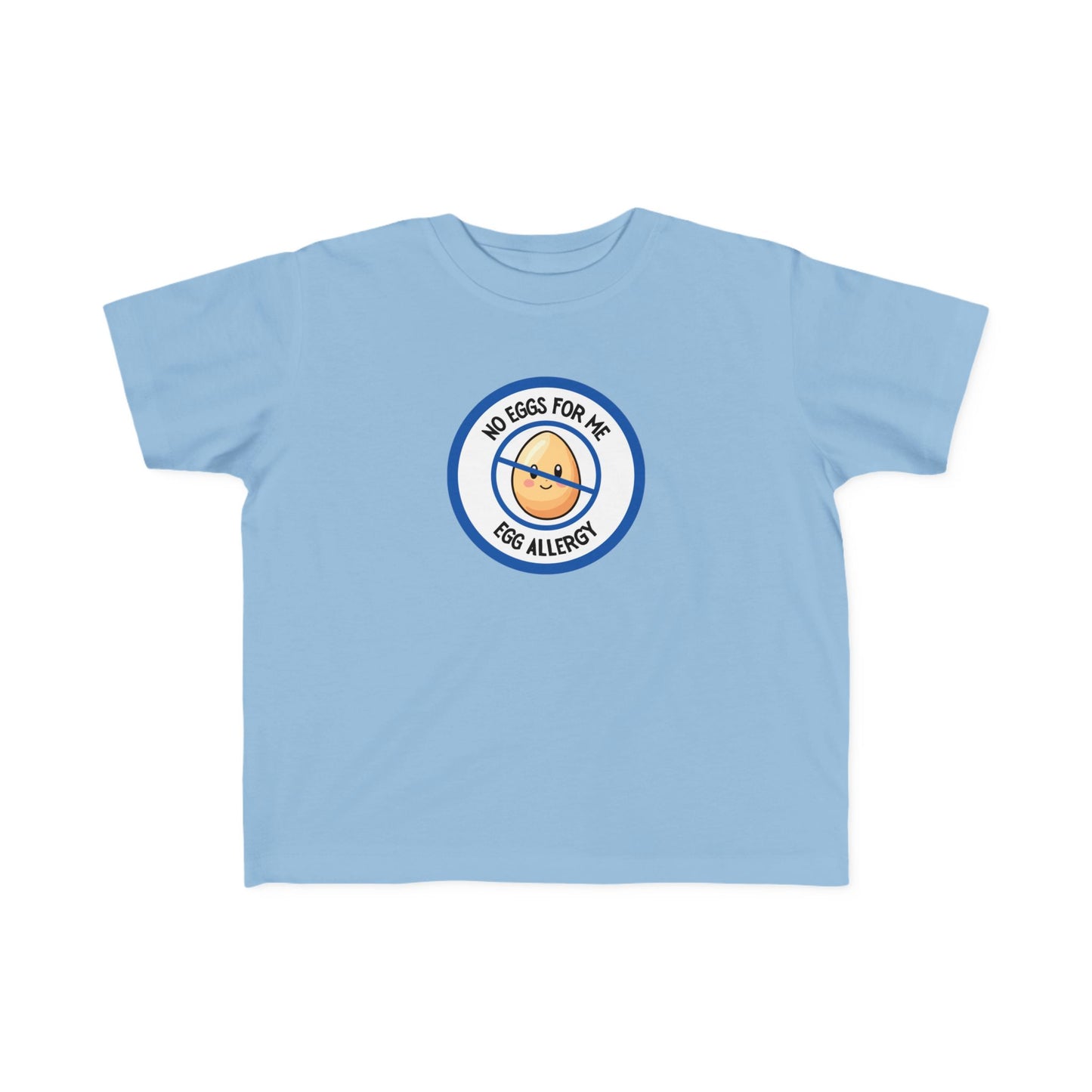Egg Allergy Blue Logo Toddler Tee