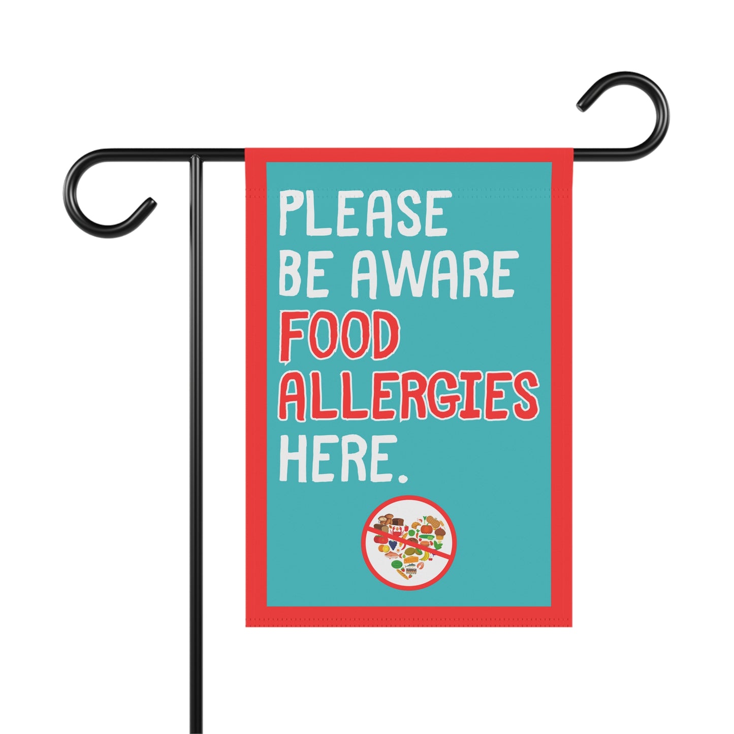 Food Allergy Garden Flag