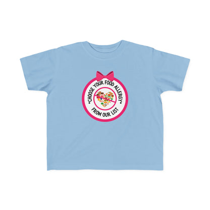 Other Food Allergies Pink Logo Toddler Tee