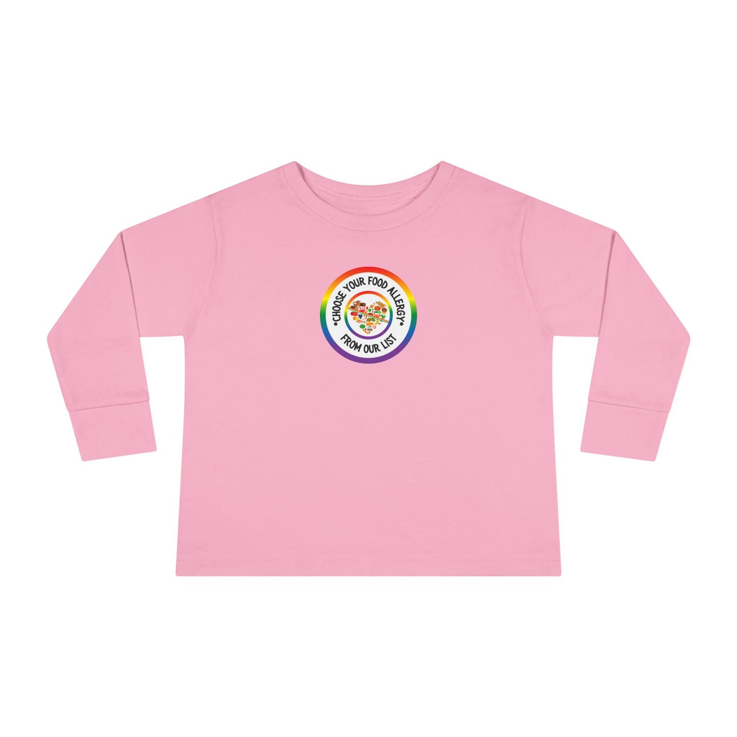 Other Food Allergies Rainbow Logo Toddler Long Sleeve