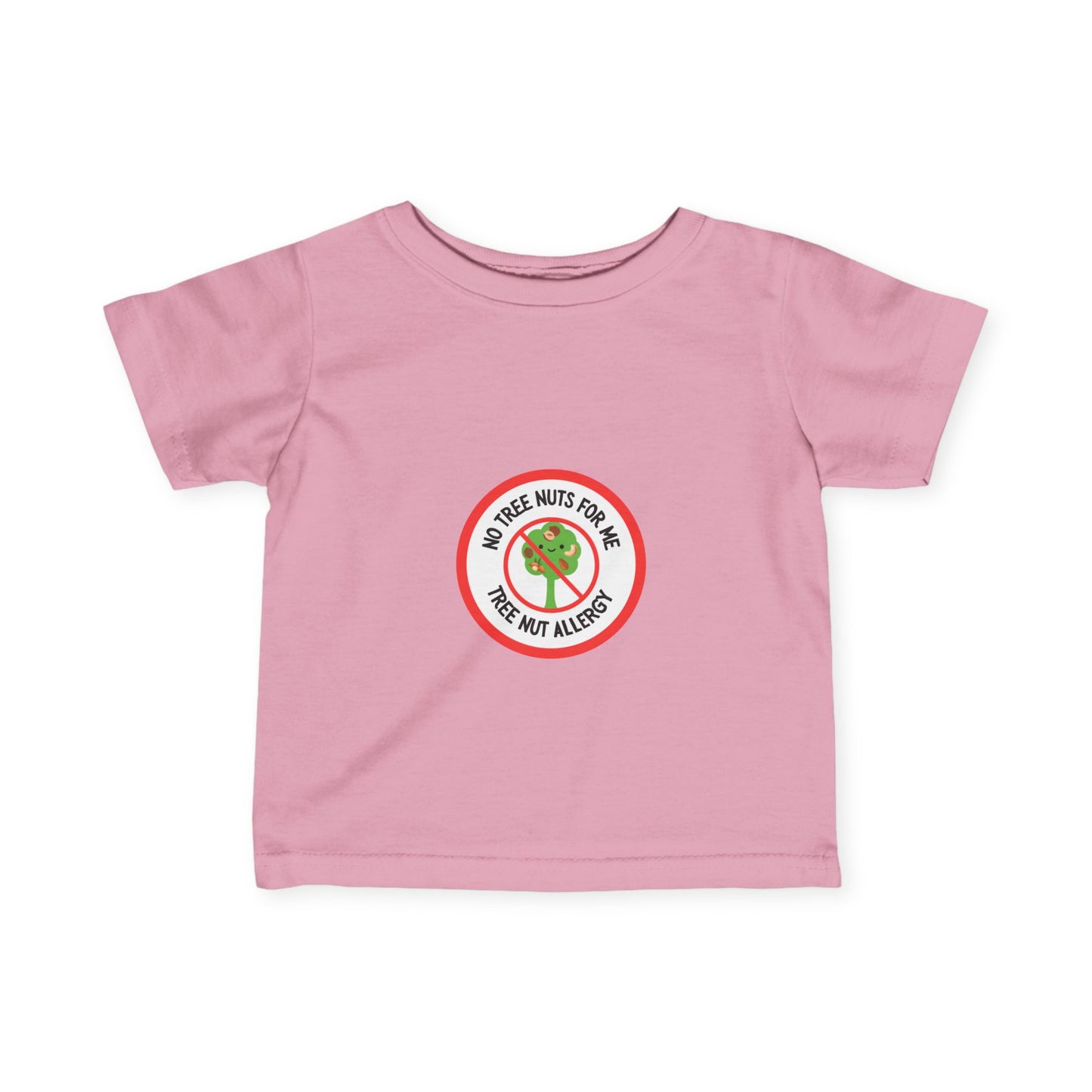 Tree Nut Allergy Red Logo Baby Tee