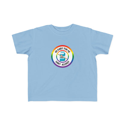 Dairy Allergy Rainbow Logo Toddler Tee