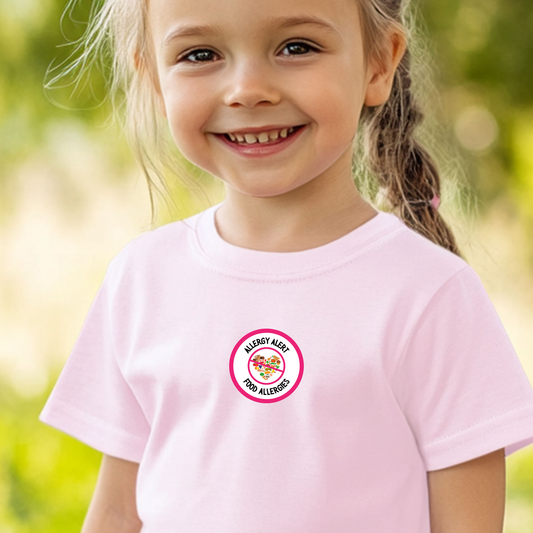 Multiple Allergies Pink Logo Youth Tee