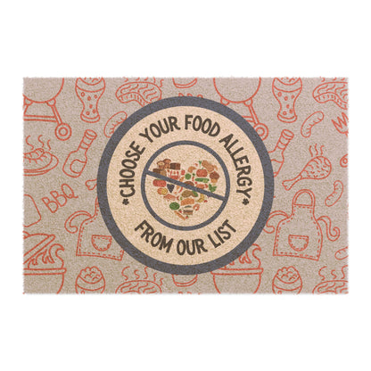 Blue BBQ Doormat
