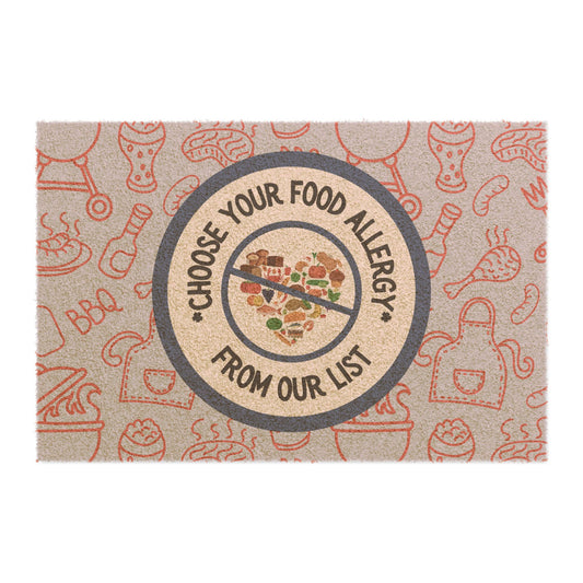 Blue BBQ Doormat