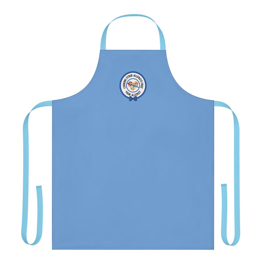 Blue Logo Food Allergy Apron