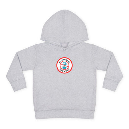 Dairy Allergy Red Logo Toddler Hoodie