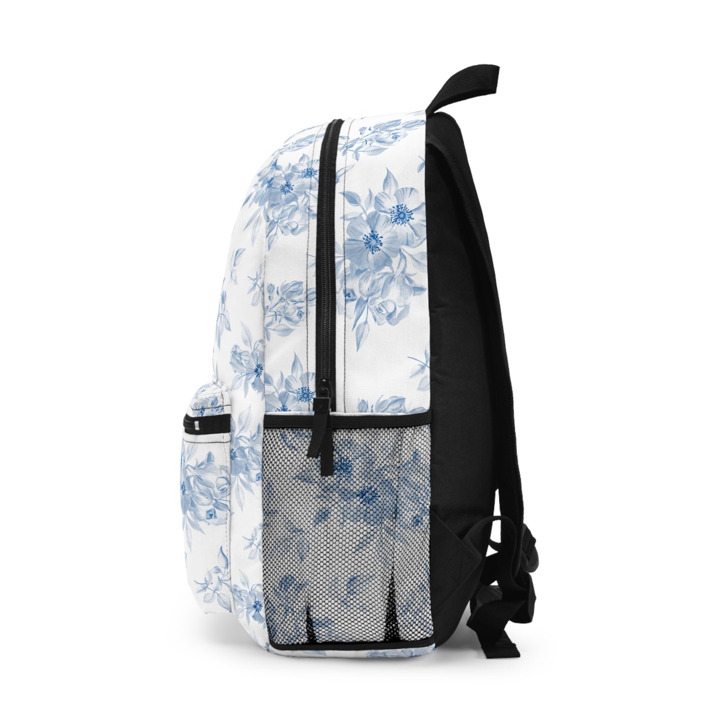 Blue Floral Food Allergy Backpack