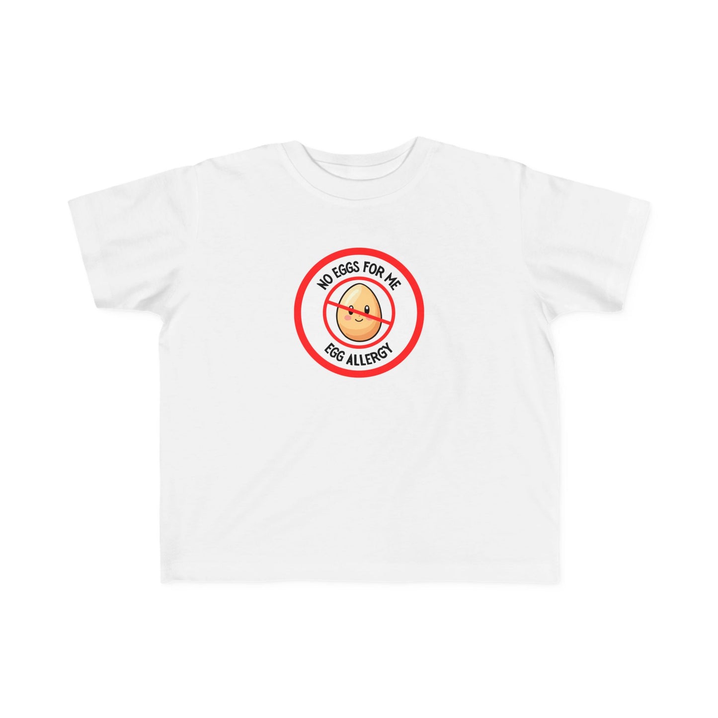 Egg Allergy Red Logo Toddler Tee