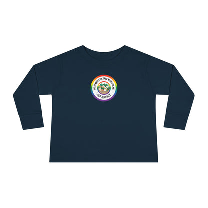 Nut Allergy Rainbow Logo Toddler Long Sleeve